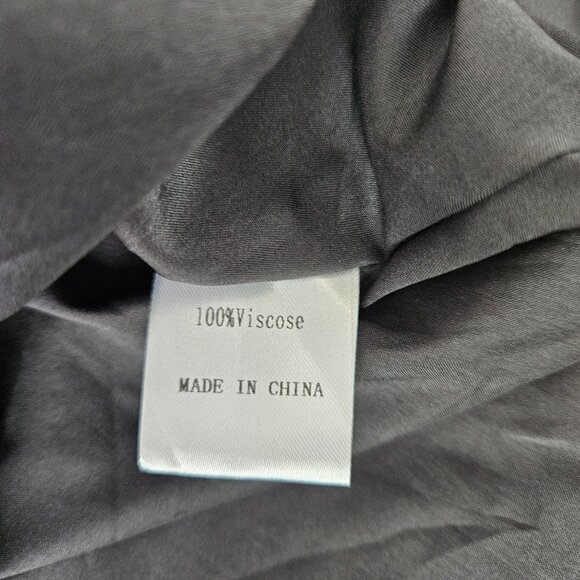 Zesica Womens XL Halter Maxi Dress Black Smocked Back Casual Beach Vacation Sexy - Picture 10 of 10